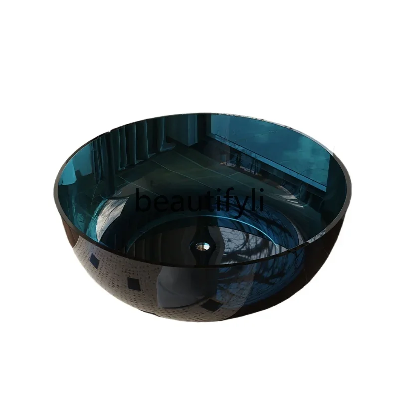G Darwin Transparent Round Color Crystal Bathtub Household Bathtub Detached Hotel Bed and Breakfast Bathtub
G Darwin Transparent Round Color Crystal Bathtub Household Bathtub Detached Hotel Bed and Breakfast Bathtub