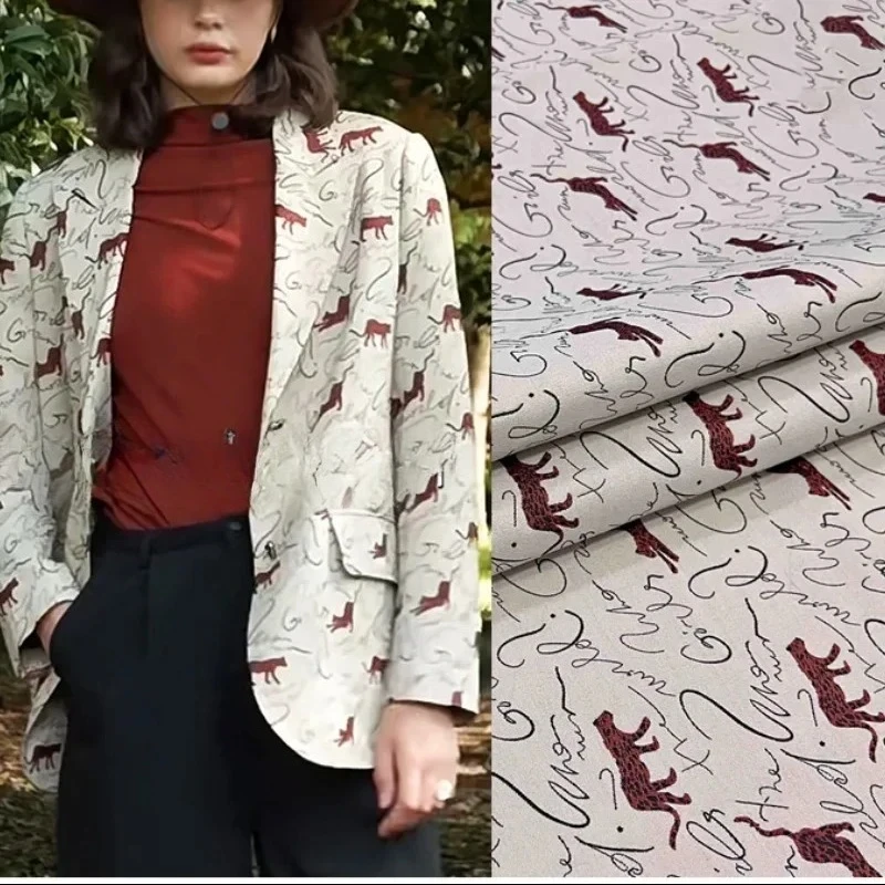 Yarn Dyed Leopard Jacquard Brocade 3D Fabric Suit Coat Windbreaker Fashion Cloth for Diy Dress Sewing by Meter Material
Yarn Dyed Leopard Jacquard Brocade 3D Fabric Suit Coat Windbreaker Fashion Cloth for Diy Dress Sewing by Meter Material