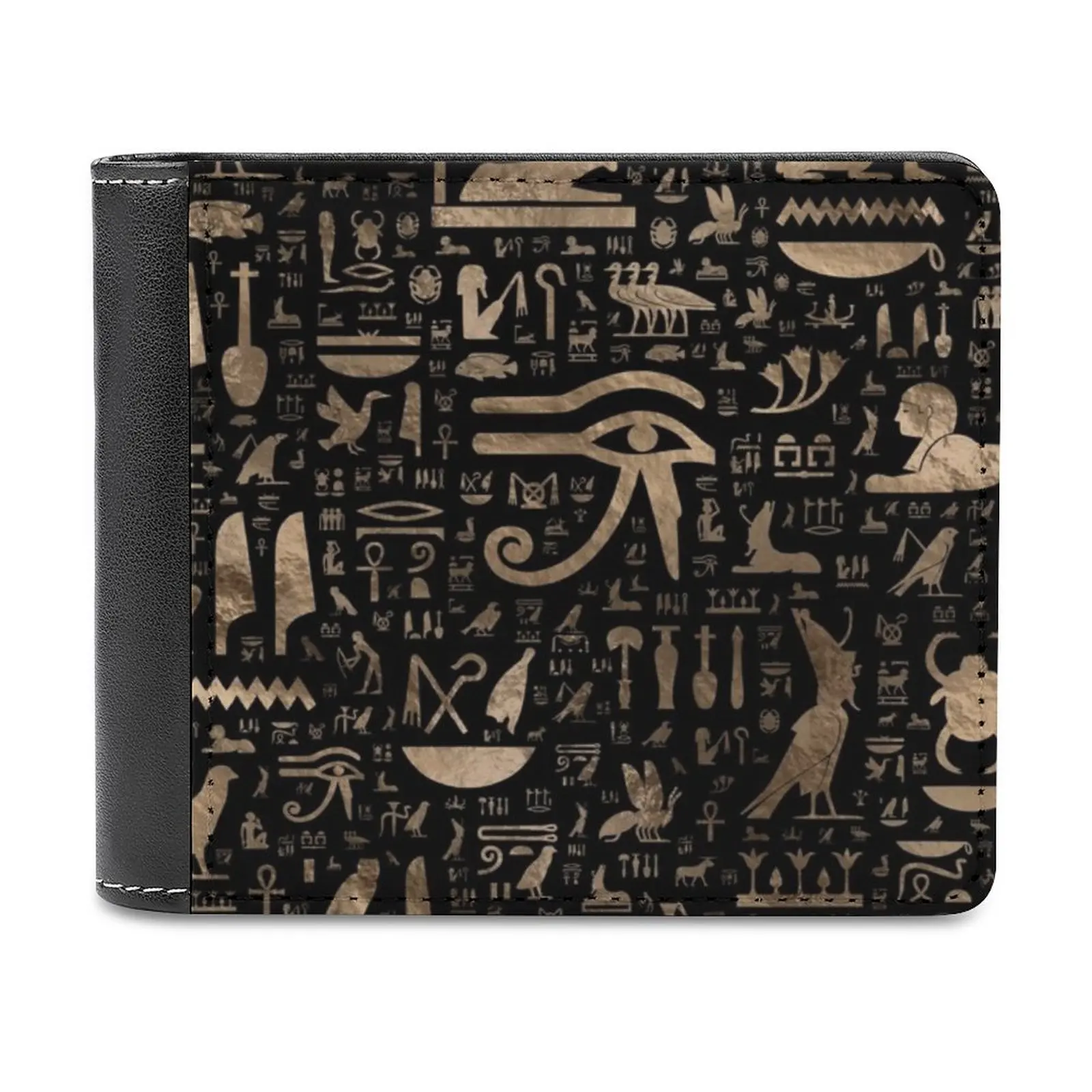 Ancient Egyptian Hieroglyphs-Black And Gold Fashion Credit Card Wallet Leather Wallets Personalized Wallets For Men And Women
Ancient Egyptian Hieroglyphs-Black And Gold Fashion Credit Card Wallet Leather Wallets Personalized Wallets For Men And Women