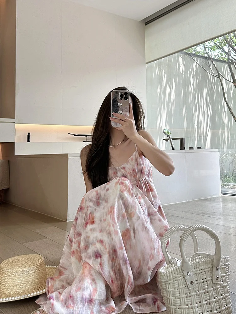 Hebe Style Long Strap Dress Black Bean Humming Sister Inclusive Strong Casual Elegant Long Dress Hepburn Wind Dress
Hebe Style Long Strap Dress Black Bean Humming Sister Inclusive Strong Casual Elegant Long Dress Hepburn Wind Dress