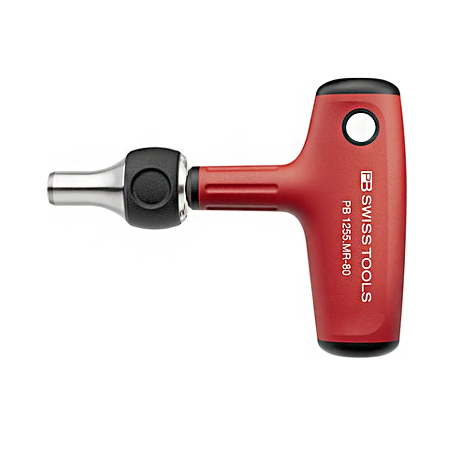 PB SWISS TOOLS 1255.MR-80 CBB T-Handle Ratchet Wrench Universal Bit Holder Fit C6 E6 E6L Precision Repair Quick Change
PB SWISS TOOLS 1255.MR-80 CBB T-Handle Ratchet Wrench Universal Bit Holder Fit C6 E6 E6L Precision Repair Quick Change