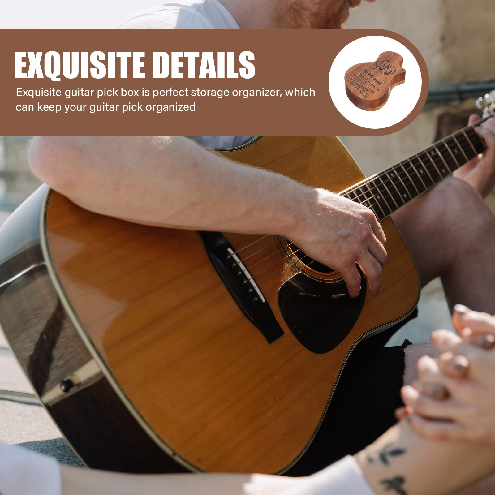 Pick Storage Box Gift Guitar Organizer Picks with Case Wood Container Holder Collector
Pick Storage Box Gift Guitar Organizer Picks with Case Wood Container Holder Collector