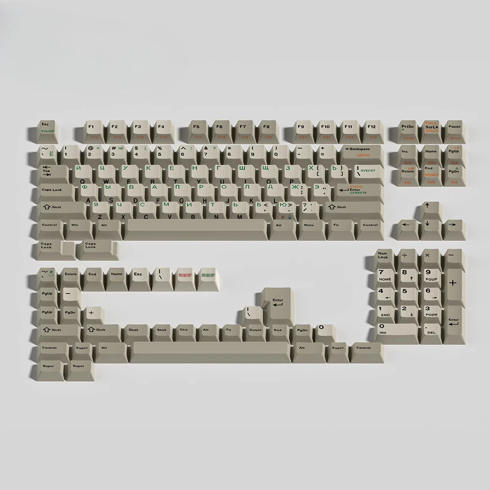 Retro series original keycap PBT material hot sublimation plus wall thickness 1.7mm
Retro series original keycap PBT material hot sublimation plus wall thickness 1.7mm