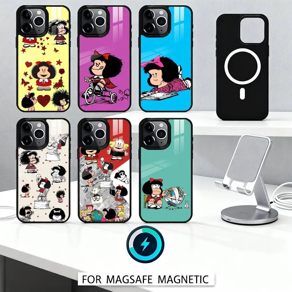 Cute M-Mafaldas Phone Case Magnetic For iPhone17 16 15 14 13 12 Pro Max For Magsafe Wireless Charging Cover
Cute M-Mafaldas Phone Case Magnetic For iPhone17 16 15 14 13 12 Pro Max For Magsafe Wireless Charging Cover