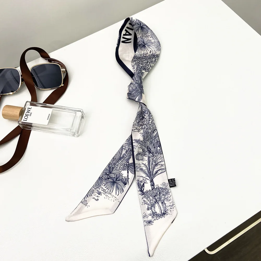 2025 Spring Luxry Design Women Silk Ribbon Scarf Handbag Handle Wrap Bag Ribbon Scarf Women Girls Head Hair Wrist Ribbon Scarf
2025 Spring Luxry Design Women Silk Ribbon Scarf Handbag Handle Wrap Bag Ribbon Scarf Women Girls Head Hair Wrist Ribbon Scarf