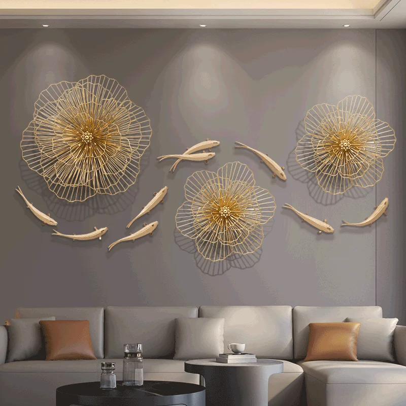 Light luxury wrought iron wall decoration Modern simple wall decoration 3D three-dimensional wall decoration Restaurant pendant
Light luxury wrought iron wall decoration Modern simple wall decoration 3D three-dimensional wall decoration Restaurant pendant