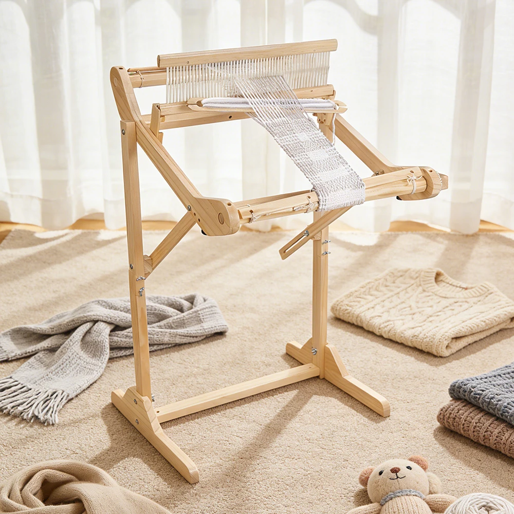 Weaving Machine Spinning Wheel Handmade Yarn Making Wooden Weaving Machine Textile Tapestry Pendant Decoration DIY Weaving Tool
Weaving Machine Spinning Wheel Handmade Yarn Making Wooden Weaving Machine Textile Tapestry Pendant Decoration DIY Weaving Tool