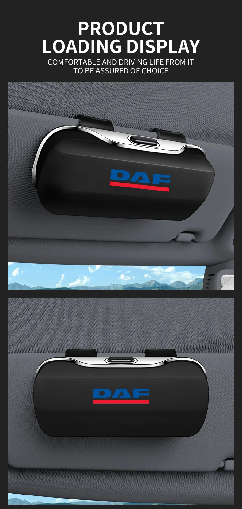 DAF XF 106 LF 95 107 Cf85 Cf75 Lf55 Truck Accessories Car Visor Sunglasses Glasses Case Glasses Holder Clip Box
DAF XF 106 LF 95 107 Cf85 Cf75 Lf55 Truck Accessories Car Visor Sunglasses Glasses Case Glasses Holder Clip Box