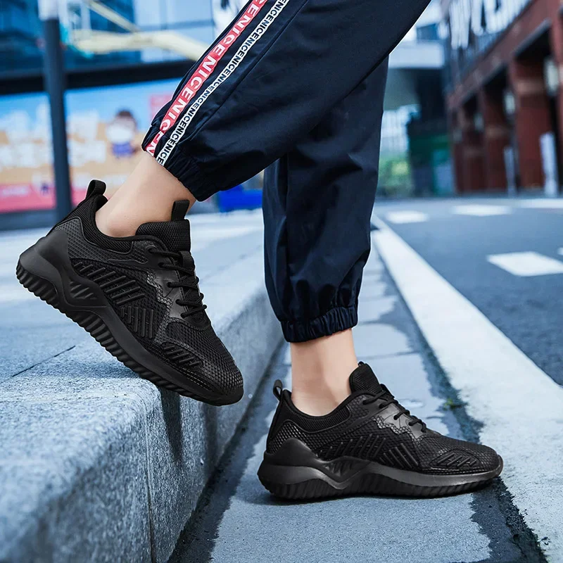 Men's White Breathable Mesh Sports Shoes Women Thick Soled Fashionable Running Shoes for Comfortable and Lightweight Daily Wear
Men's White Breathable Mesh Sports Shoes Women Thick Soled Fashionable Running Shoes for Comfortable and Lightweight Daily Wear