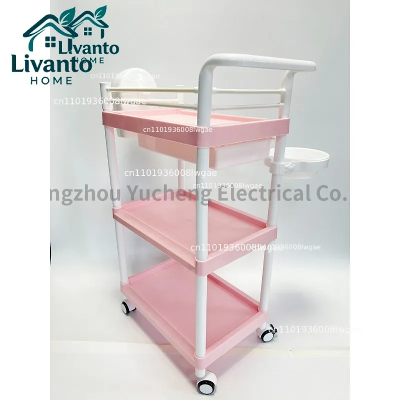Hot Selling Pink Lash Trolley Beauty Salon Furniture Plastic Material Beauty Salon Trolley
Hot Selling Pink Lash Trolley Beauty Salon Furniture Plastic Material Beauty Salon Trolley