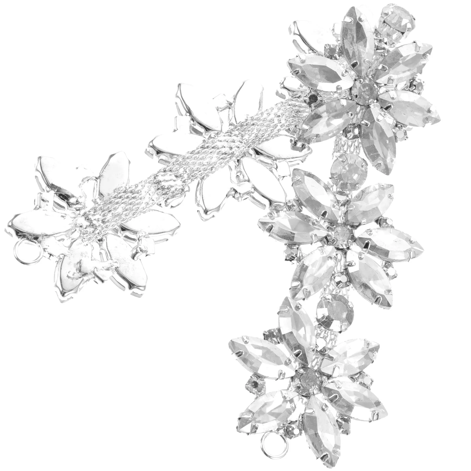 Rhinestone Flower Chain Applique Patches Decorative for Coat Shoes Sash Belt Garment DIY Craft Wedding Bridal Repairing
Rhinestone Flower Chain Applique Patches Decorative for Coat Shoes Sash Belt Garment DIY Craft Wedding Bridal Repairing