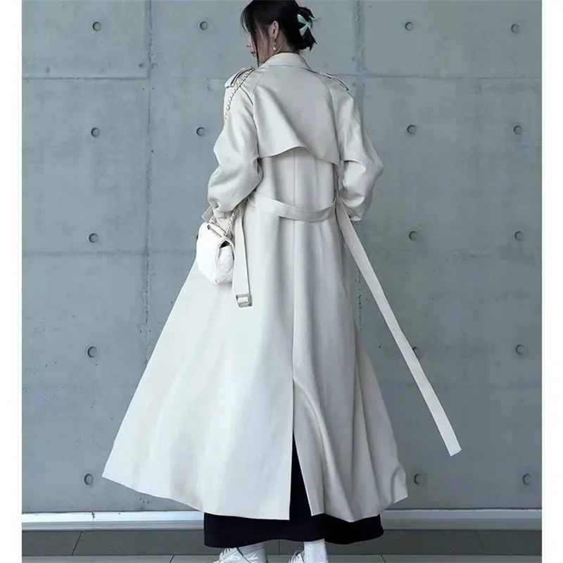Grey Trench Coat 2026 Spring Autumn New Women's fashion temperament slim coats Women with belt Casual Long Windbreaker Overcoat
Grey Trench Coat 2026 Spring Autumn New Women's fashion temperament slim coats Women with belt Casual Long Windbreaker Overcoat