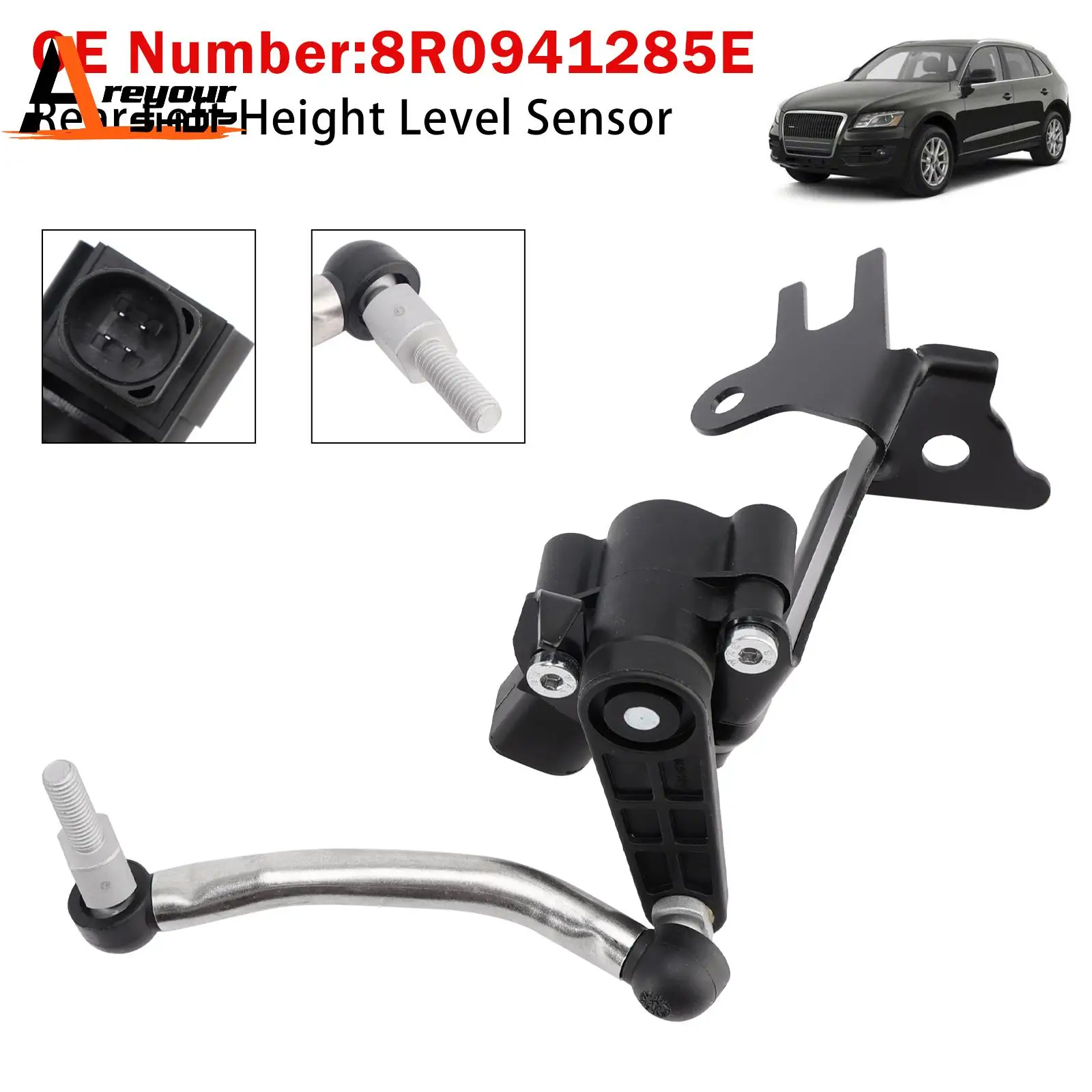 Front Left Height Level Sensor 8R0941285E for Audi Q5 8RB 2008 2009 2010 2011 2012 2013 2014 2015 2016 2017
Front Left Height Level Sensor 8R0941285E for Audi Q5 8RB 2008 2009 2010 2011 2012 2013 2014 2015 2016 2017
