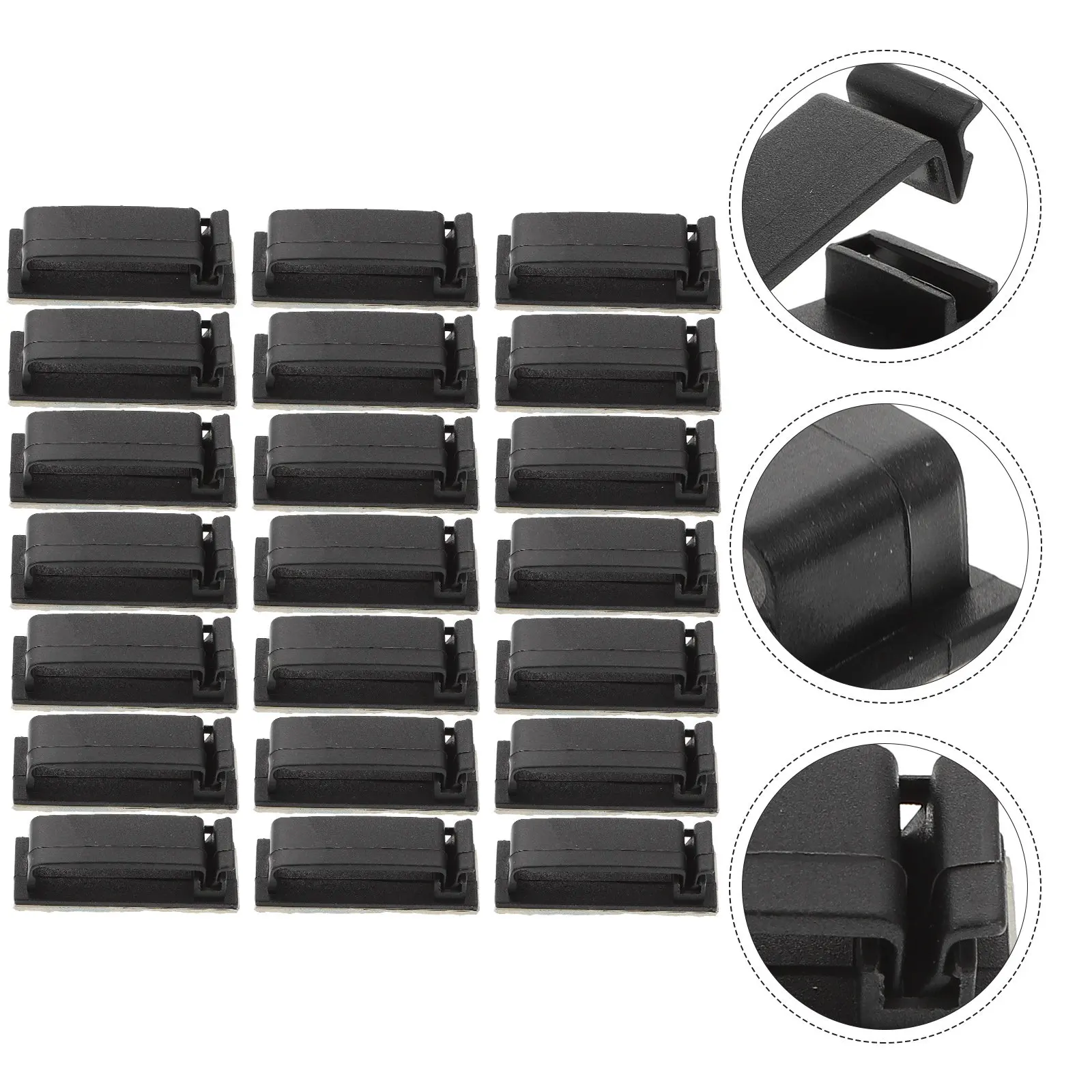 50Pcs Cable Organizing Clip Peel and Stick Desktop Office Cable Management Holder for Chargers USB Wires Cord Organization
50Pcs Cable Organizing Clip Peel and Stick Desktop Office Cable Management Holder for Chargers USB Wires Cord Organization