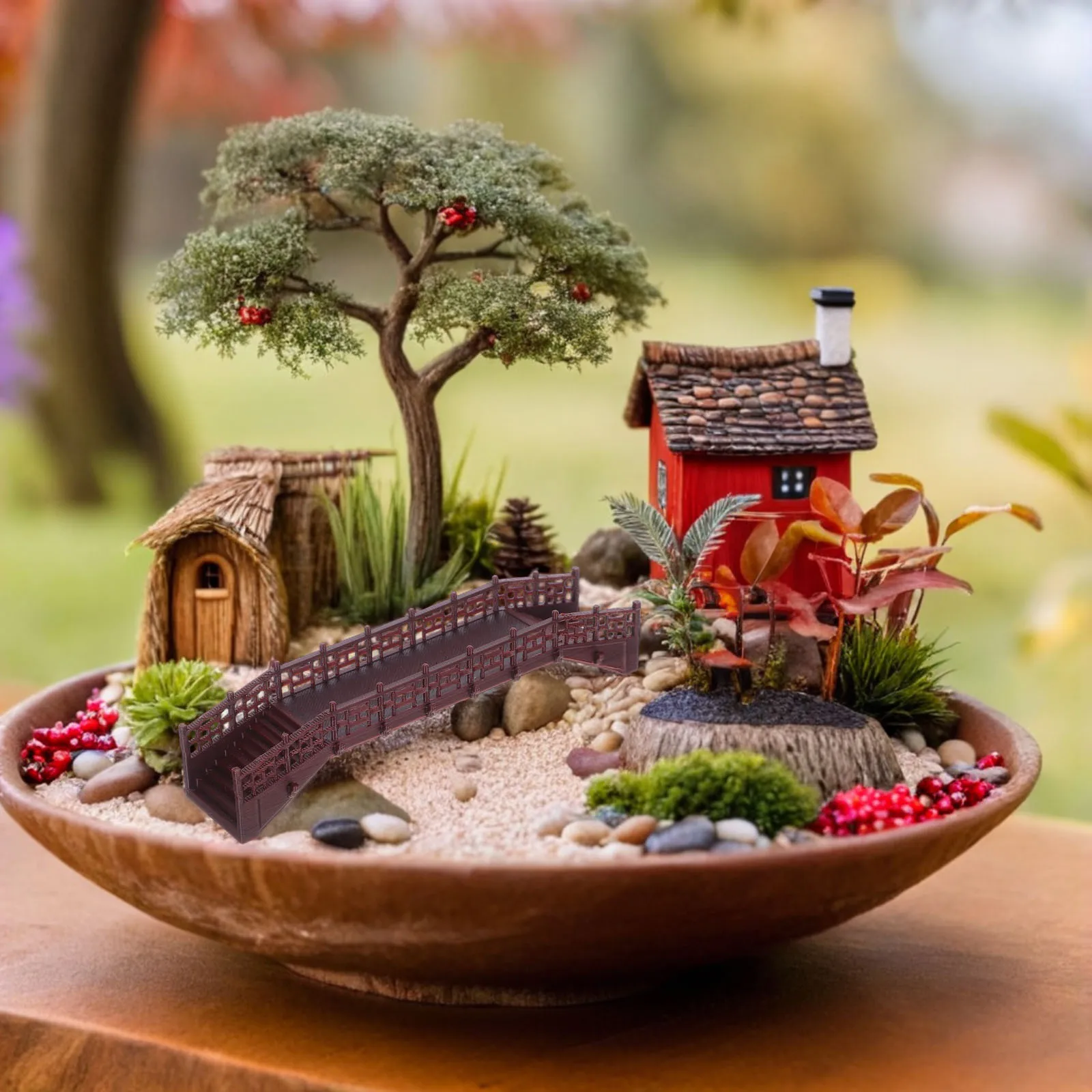 Changqiao Landscape Ornaments Miniature Garden Bridge Bonsai Decoration Ancient Arch Design Plastic Material For Desk Office
Changqiao Landscape Ornaments Miniature Garden Bridge Bonsai Decoration Ancient Arch Design Plastic Material For Desk Office