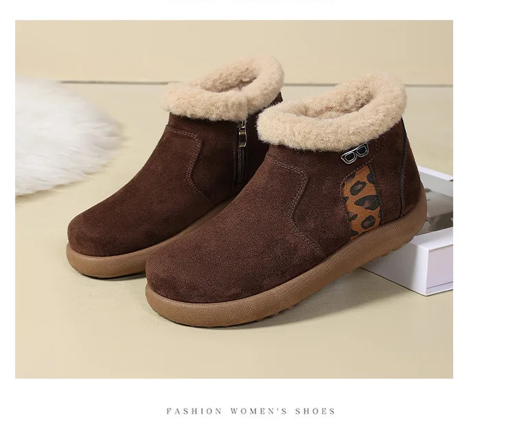 Botas de Nieve de Invierno 2026 para Mujer, Forradas y Gruesas, Antideslizantes, Ligeras, con Cremallera, Casuales, Cómodas y a la Moda, Calzado de Tobillo Botas de Nieve de Invierno 2026 para Mujer, Forradas y Gruesas, Antideslizantes, Ligeras, con Cremallera, Casuales, Cómodas y a la Moda, Calzado de Tobillo