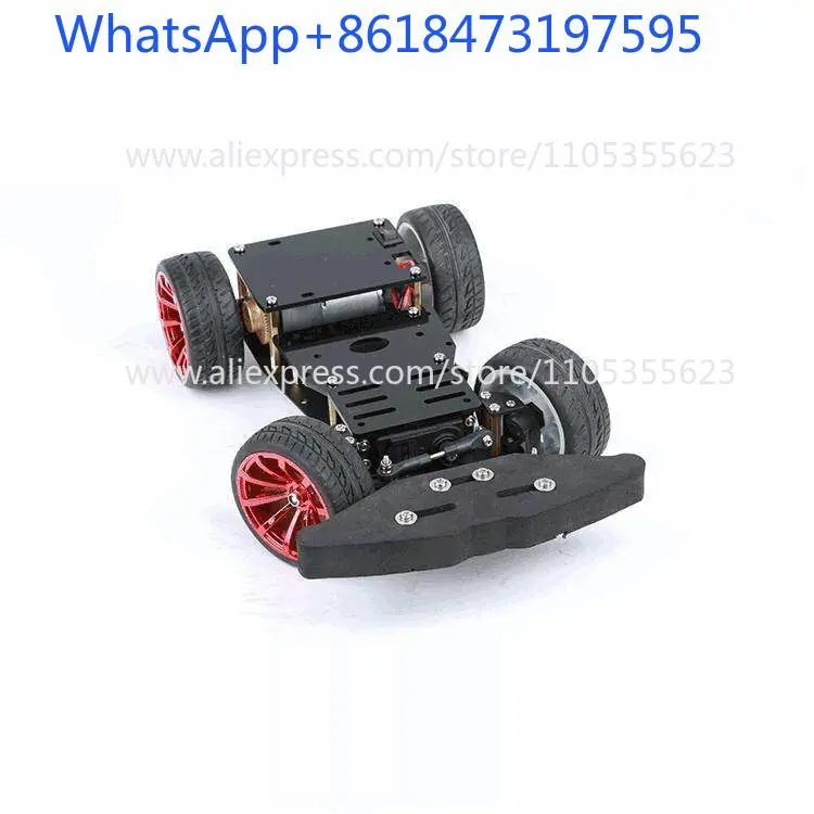 Metal chassis, intelligent trolley chassis, steering gear to 4WD trolley rear drive, metal motor PS2 control
Metal chassis, intelligent trolley chassis, steering gear to 4WD trolley rear drive, metal motor PS2 control