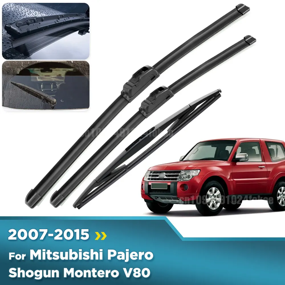 For Mitsubishi Pajero Shogun Montero V80 2007-2015 2008 Wiper Front & Rear Wiper Blades Windshield Windscreen Window 22"+20"+12"
For Mitsubishi Pajero Shogun Montero V80 2007-2015 2008 Wiper Front & Rear Wiper Blades Windshield Windscreen Window 22"+20"+12"