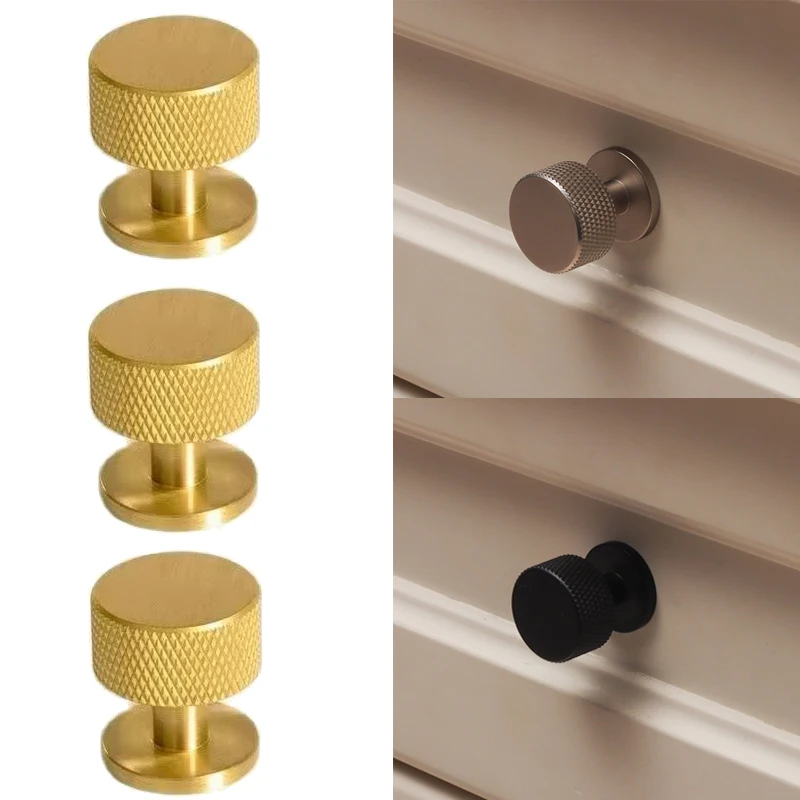 5PCS Solid Brass Knurled Furniture Pulls Handles Drawer Knobs Cupboard Wardrobe Kitchen Closet Dresser Cabinet Door Pulls Knobs
5PCS Solid Brass Knurled Furniture Pulls Handles Drawer Knobs Cupboard Wardrobe Kitchen Closet Dresser Cabinet Door Pulls Knobs