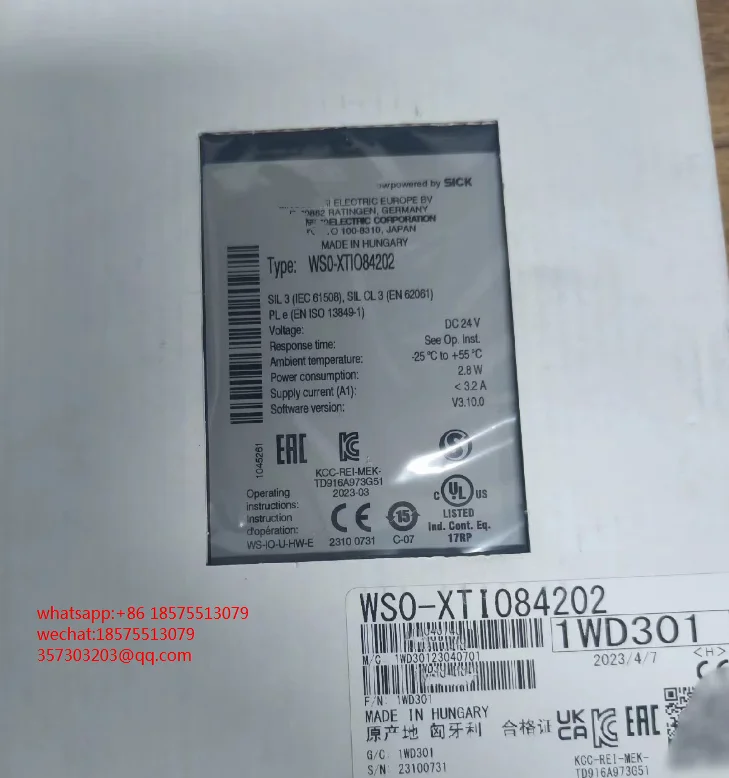 Гибридный модуль ввода-вывода для контроллера безопасности WS0-XTIO84202 WS, 1 шт.
Гибридный модуль ввода-вывода для контроллера безопасности WS0-XTIO84202 WS, 1 шт.