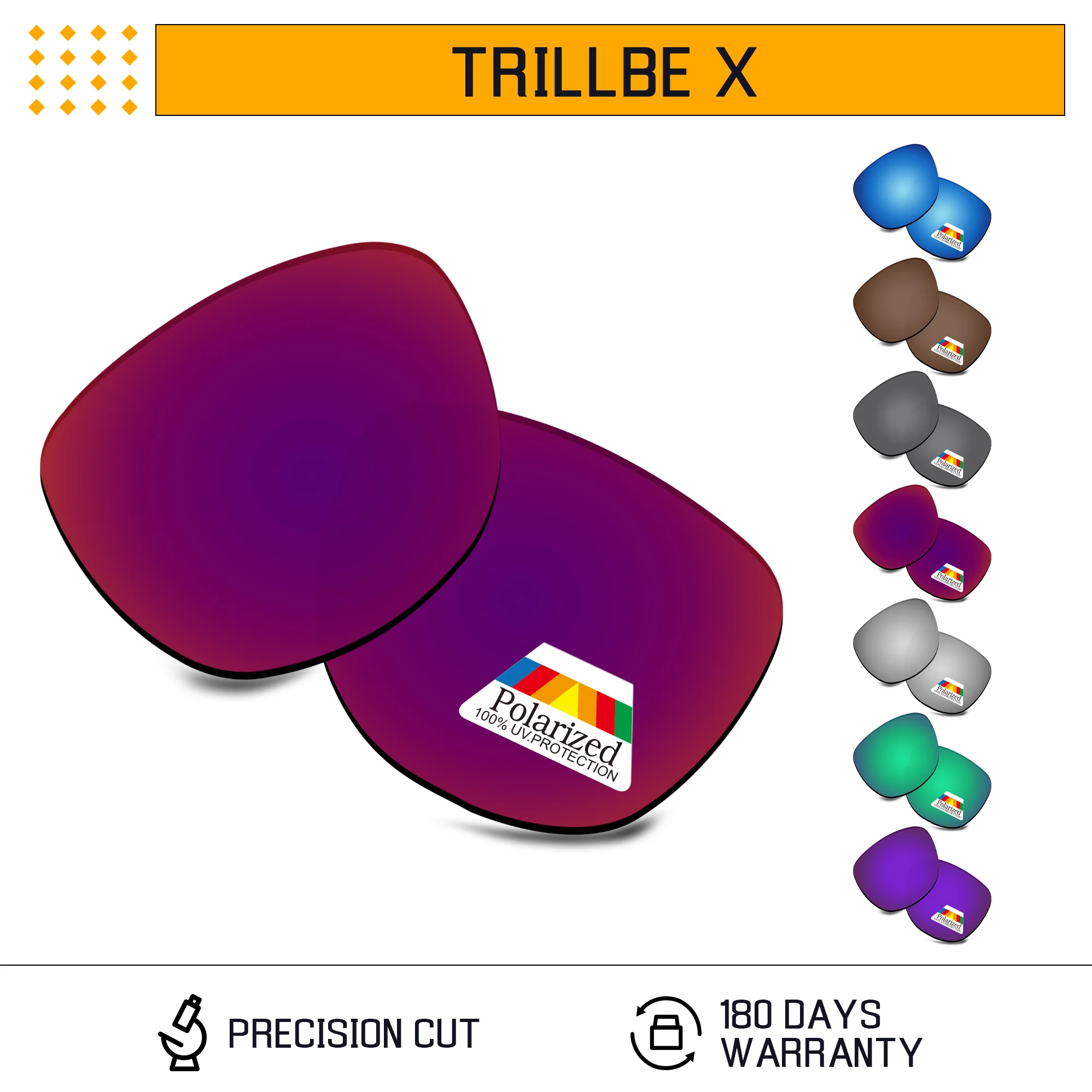 Rarayvix Polarized Replacement Lenses UV400 Protective for Oakley Trillbe X OO9340 Sunglasses
Rarayvix Polarized Replacement Lenses UV400 Protective for Oakley Trillbe X OO9340 Sunglasses