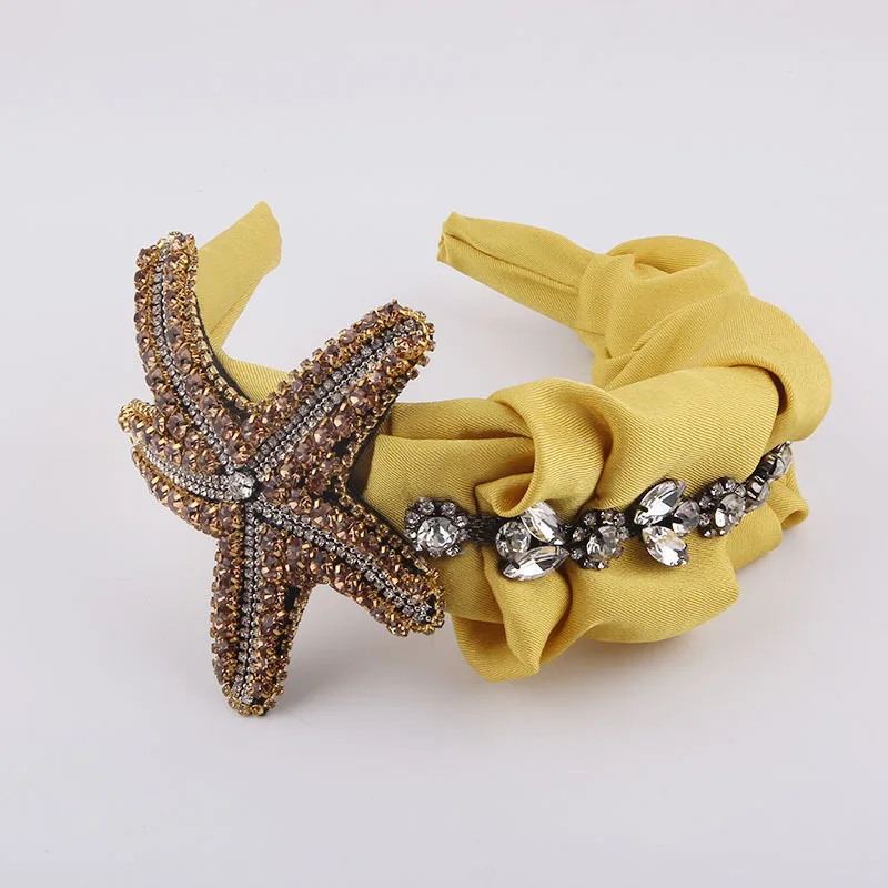 Starfish Headband Black Pink Yellow Hair Band for Women Girls Sea Star Hairbands Head Wear Gifts Birthday Party Hair Accessories
Starfish Headband Black Pink Yellow Hair Band for Women Girls Sea Star Hairbands Head Wear Gifts Birthday Party Hair Accessories