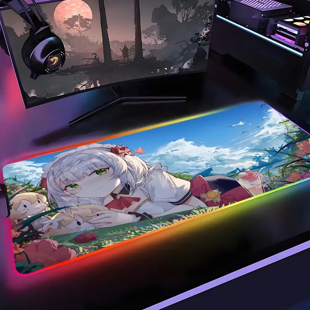 Genshin Impact Noelle Mouse Pad Gamer Rgb Desk Mat Back Light Led Mousepad Setup Gaming Accessories Deskmat Big Mousepad
Genshin Impact Noelle Mouse Pad Gamer Rgb Desk Mat Back Light Led Mousepad Setup Gaming Accessories Deskmat Big Mousepad