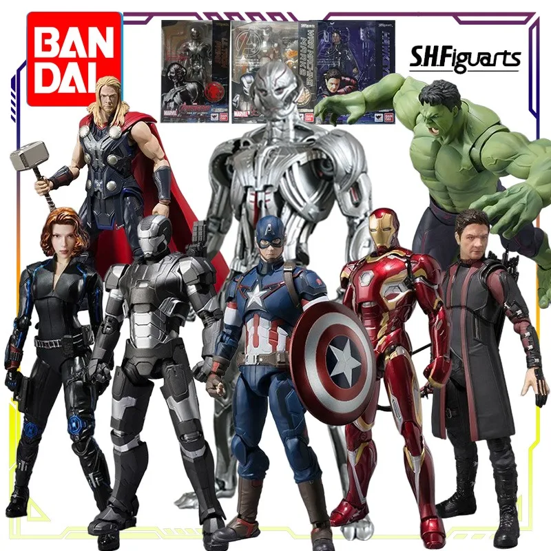 BANDAI Original S. H. Figuarts American Series Avengers 2 Captain AmericaAnime Action Figure Model Toys Ornaments Gifts for Boys
BANDAI Original S. H. Figuarts American Series Avengers 2 Captain AmericaAnime Action Figure Model Toys Ornaments Gifts for Boys