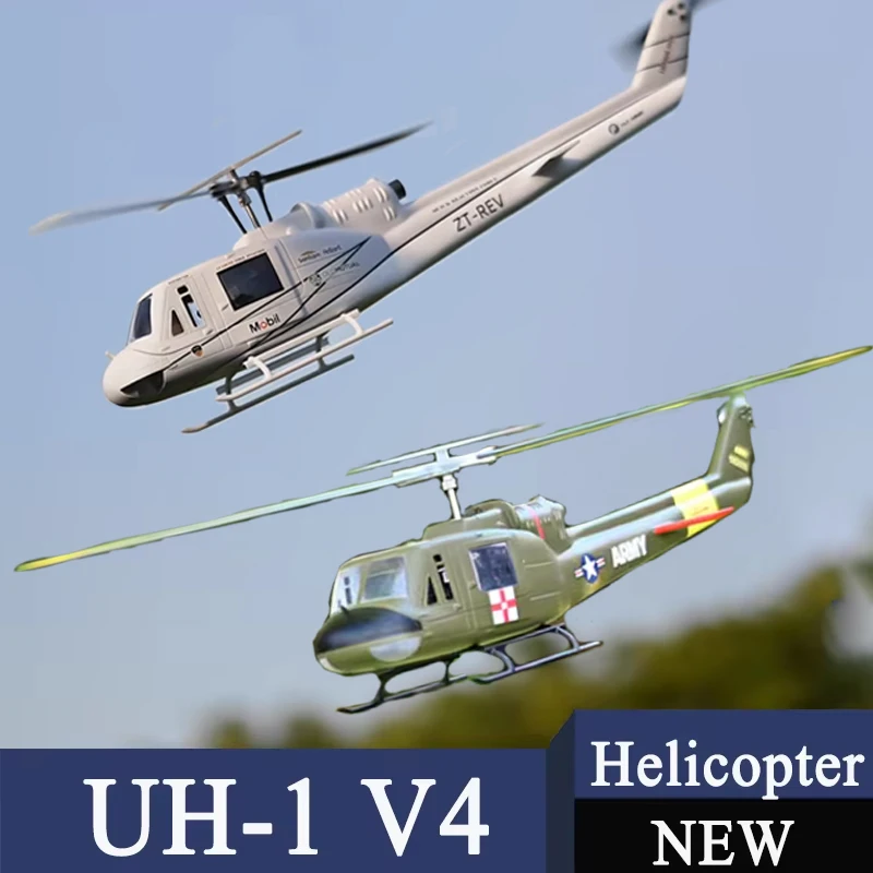 UH-1 V4 BNF RTF Модель настоящего самолета 6-канальный пульт дистанционного управления Вертолет GPS-позиционирование Один пропеллер Моделирование Пульт дистанционного управления Воздух
UH-1 V4 BNF RTF Модель настоящего самолета 6-канальный пульт дистанционного управления Вертолет GPS-позиционирование Один пропеллер Моделирование Пульт дистанционного управления Воздух