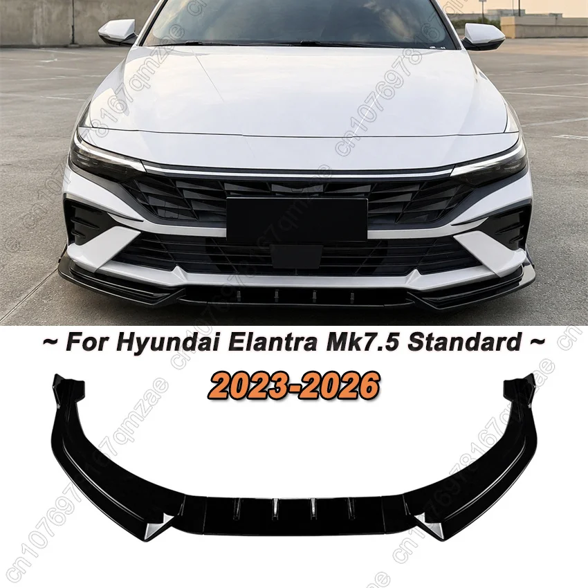 Car Front Bumper Spoiler Lip Lower Diffuser Splitter For Hyundai Elantra Mk7.5 Standard 2023-2026 Tuning Guard Body Kits
Car Front Bumper Spoiler Lip Lower Diffuser Splitter For Hyundai Elantra Mk7.5 Standard 2023-2026 Tuning Guard Body Kits