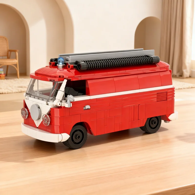 521pcs MOC Volkswagen Transporter T1 Feuerwehr City Fire Model Building Blocks Architecture Toy Christmas Gifts Brick Kids DIY
521pcs MOC Volkswagen Transporter T1 Feuerwehr City Fire Model Building Blocks Architecture Toy Christmas Gifts Brick Kids DIY