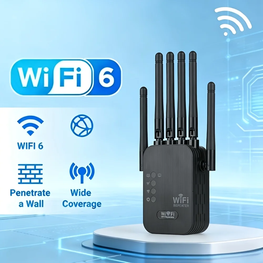 Regaton High-Performance 5GHz WiFi Extender Signal Booster for Home Long Range Internet Coverage with Ethernet Port 9,850 Sq Ft
Regaton High-Performance 5GHz WiFi Extender Signal Booster for Home Long Range Internet Coverage with Ethernet Port 9,850 Sq Ft
