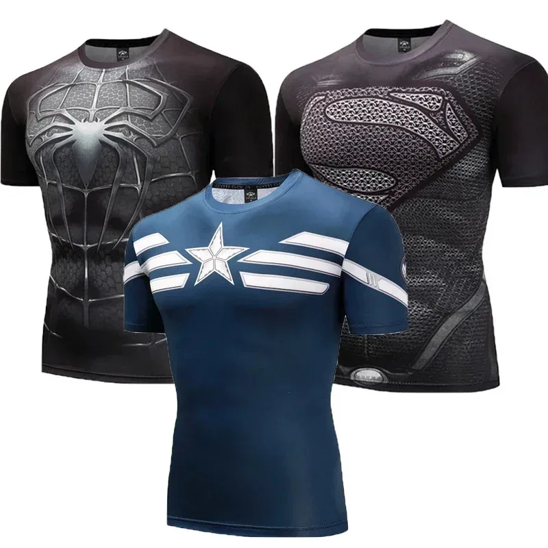 New Running T-shirts Men Summer Sportswear Compression Short Sleeve T Shirt Quick Dry Gym Fitness Tights Training Sport Shirts
New Running T-shirts Men Summer Sportswear Compression Short Sleeve T Shirt Quick Dry Gym Fitness Tights Training Sport Shirts