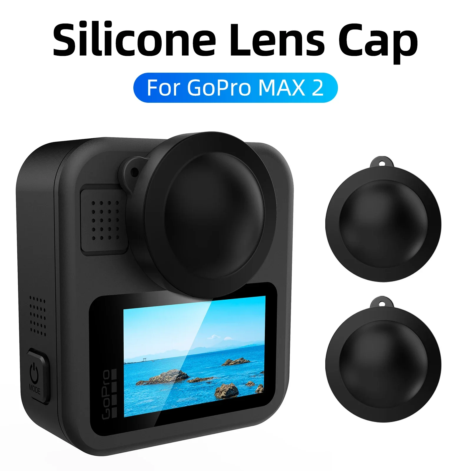 Lens Cap for GoPro MAX 2, Soft Anti-scratch Anti-fall Soft Silicone Lens Protective Cover for GoPro MAX2 Camera Accessories
Lens Cap for GoPro MAX 2, Soft Anti-scratch Anti-fall Soft Silicone Lens Protective Cover for GoPro MAX2 Camera Accessories