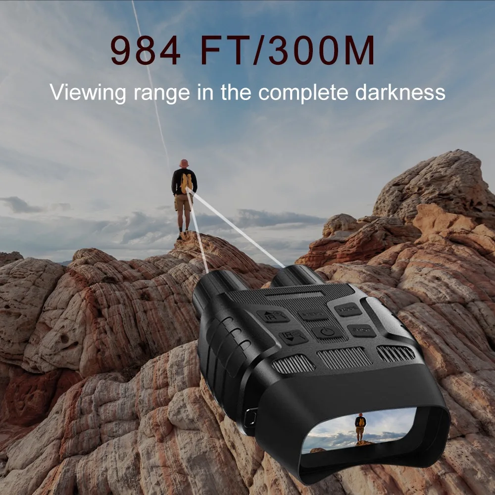NV3180 1080P HD Night Binocular Telescope Camera Widescreen Infrared Digital Night Vision Binoculars for Hunting Camping
NV3180 1080P HD Night Binocular Telescope Camera Widescreen Infrared Digital Night Vision Binoculars for Hunting Camping