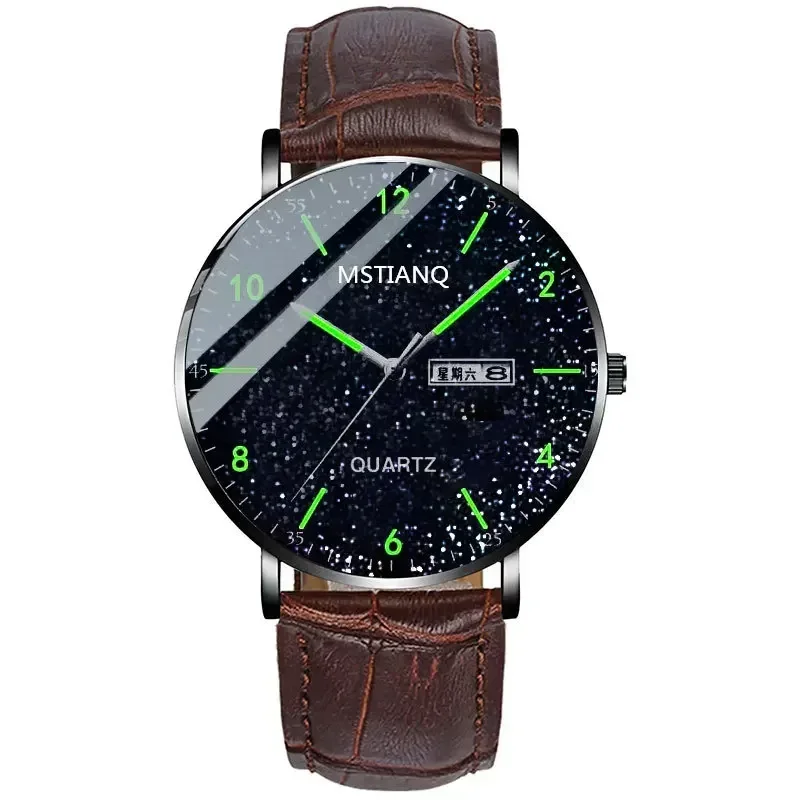 Мужские механические часы Able NEWwatch для младших классов средней школы, тренд, ультратонкий календарь, светящийся электронный кварц
Мужские механические часы Able NEWwatch для младших классов средней школы, тренд, ультратонкий календарь, светящийся электронный кварц