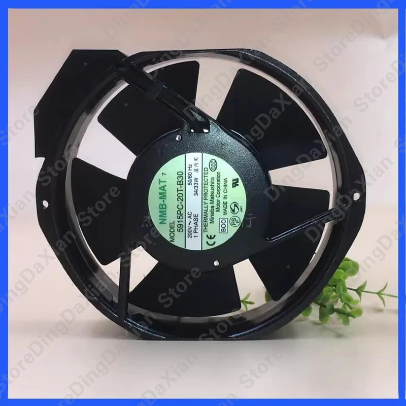 L FOR NMB 5915PC-20T-B30 -B00 AC200V 34/33W 172*150*38MM Aluminum Frame Cooling Fan 1pcs
L FOR NMB 5915PC-20T-B30 -B00 AC200V 34/33W 172*150*38MM Aluminum Frame Cooling Fan 1pcs
