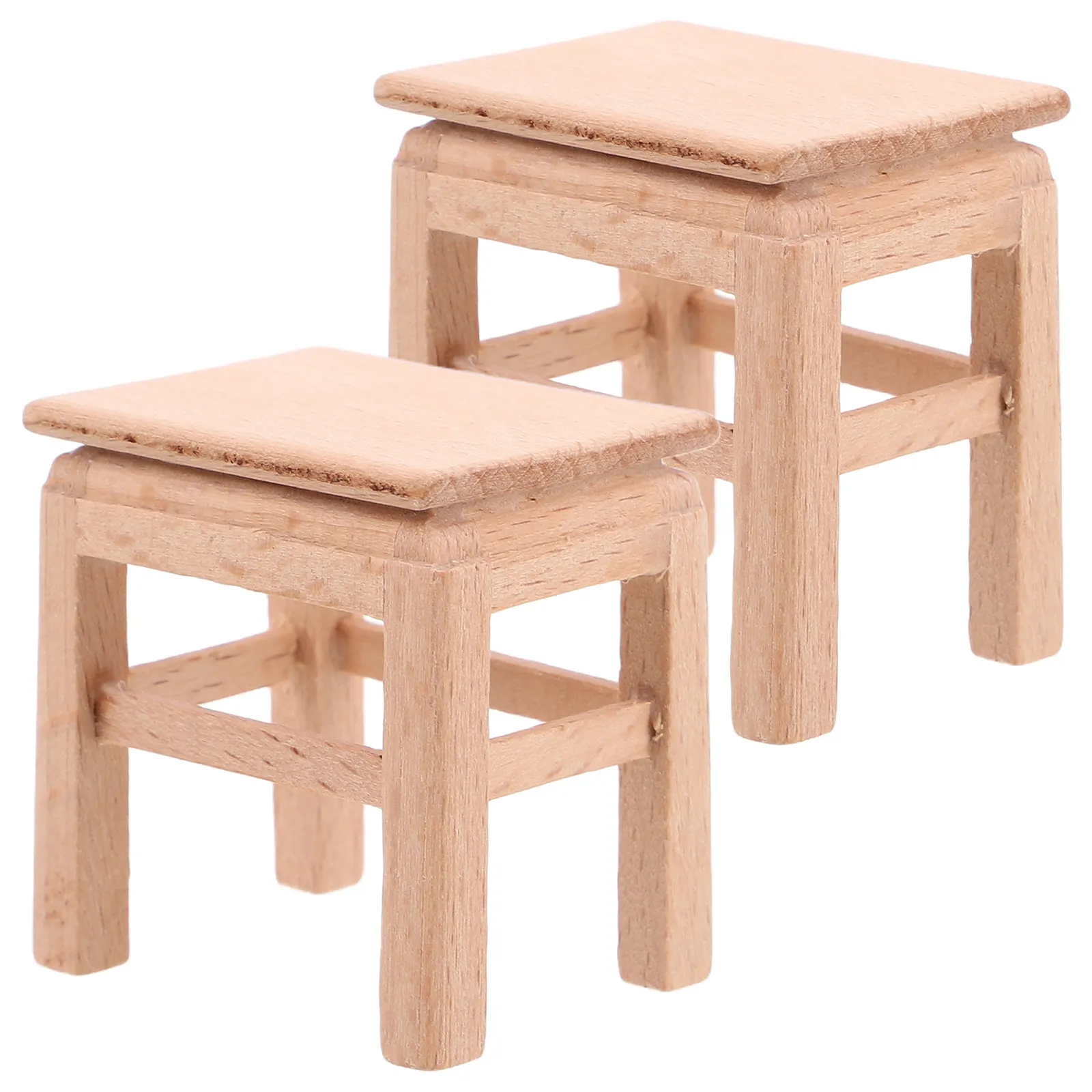 2Pcs Miniature Wooden Stool for Dollhouse Furniture Tiny Chair Prop Small Wood Stool Mini House Accessories Miniature Furniture
2Pcs Miniature Wooden Stool for Dollhouse Furniture Tiny Chair Prop Small Wood Stool Mini House Accessories Miniature Furniture