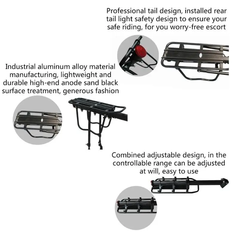 652F Cargo Rear Rack Shelf Cycling Seatpost Bag Holder Stand MTB Install Tools
652F Cargo Rear Rack Shelf Cycling Seatpost Bag Holder Stand MTB Install Tools