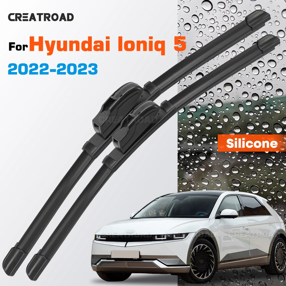 Silicone Wiper Blades Fit For Hyundai ioniq 5 NE 2022-2023 Coated Silent HD Wear-Resistant Car Windshield Wipers 26"+18"
Silicone Wiper Blades Fit For Hyundai ioniq 5 NE 2022-2023 Coated Silent HD Wear-Resistant Car Windshield Wipers 26"+18"