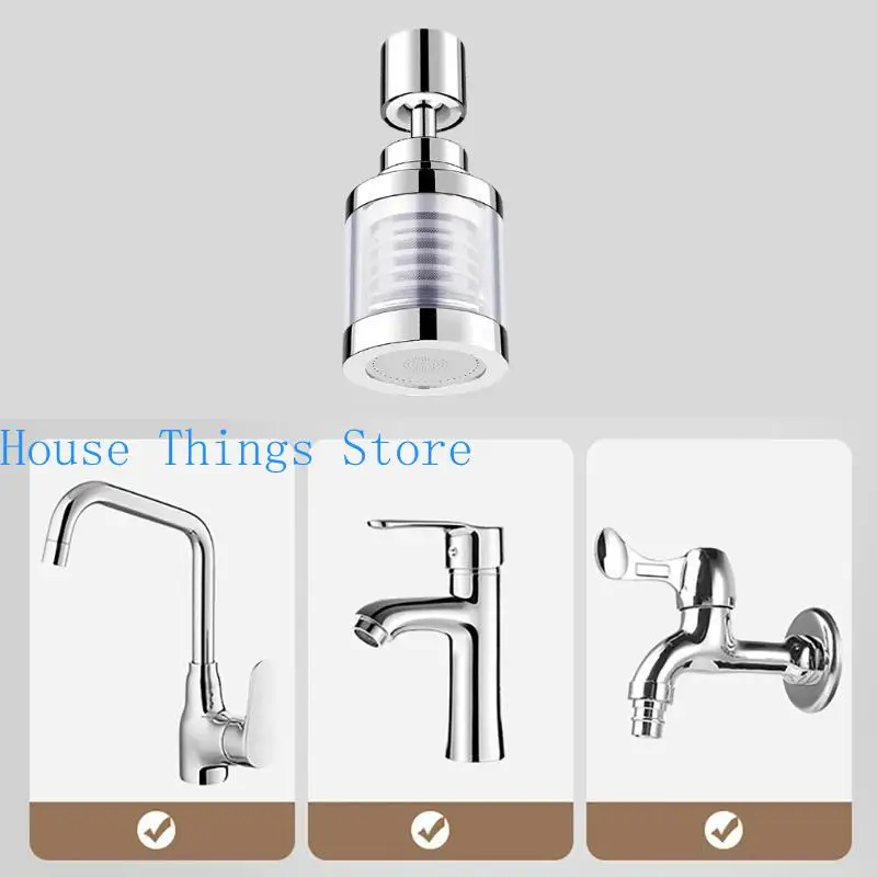 652F Practical 360 Rotating Faucet Water Filters Includes Replaceable PP Cotton Cartridges for Home and Kitchen Sinks
652F Practical 360 Rotating Faucet Water Filters Includes Replaceable PP Cotton Cartridges for Home and Kitchen Sinks