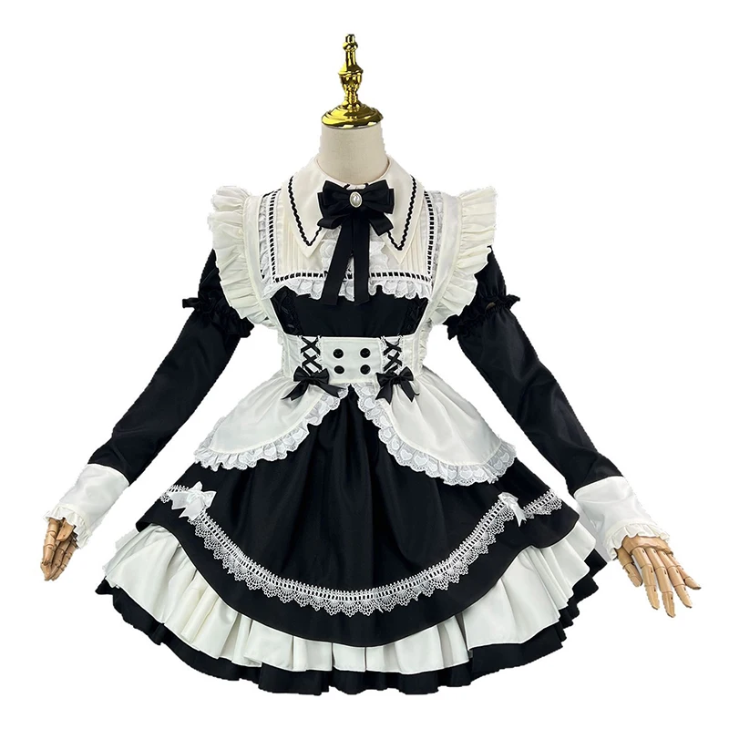 S-5XL Gothic Lolita Dress Cat Girl Coffee Waitress Cosplay Costume Women Plus Size Long Sleeve Sweet Uniform Maid Outfit
S-5XL Gothic Lolita Dress Cat Girl Coffee Waitress Cosplay Costume Women Plus Size Long Sleeve Sweet Uniform Maid Outfit