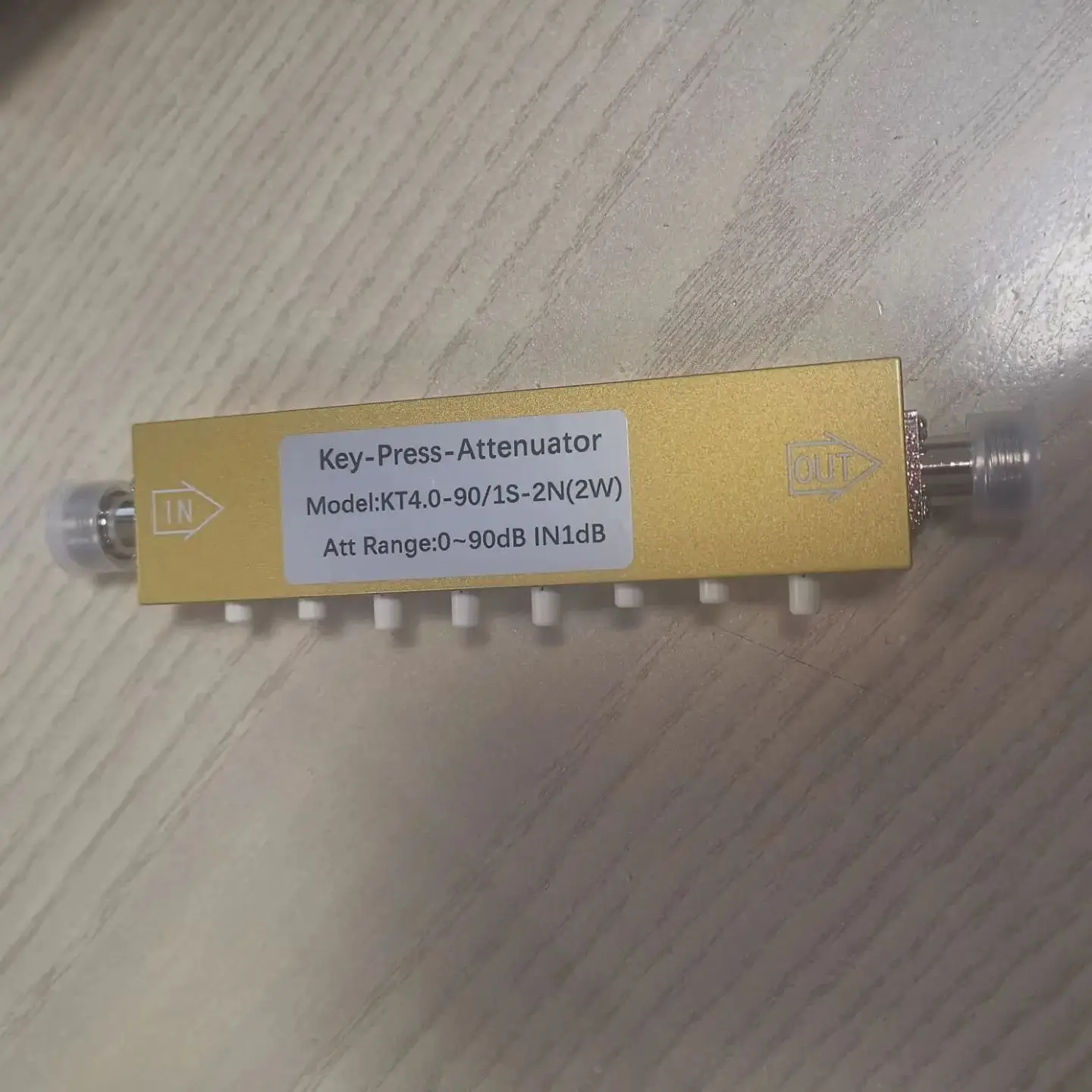 Регулируемый аттенюатор сигнала, аттенюатор RF SMA, 30-90 дБ
Регулируемый аттенюатор сигнала, аттенюатор RF SMA, 30-90 дБ