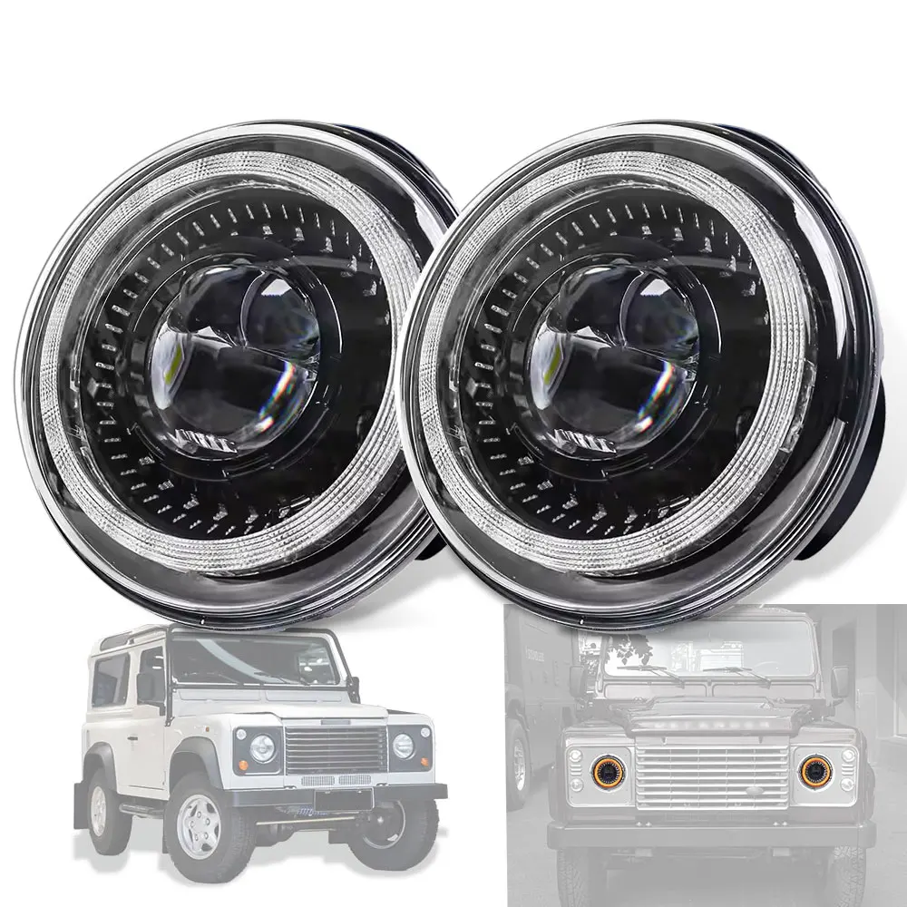 Для Land Rover Defender7-дюймовая светодиодная фара DRL для Nissan Patrol Y60 Hummer H1 и H2 Lada 4X4 Jeep Wrangler автомобильные аксессуары
Для Land Rover Defender7-дюймовая светодиодная фара DRL для Nissan Patrol Y60 Hummer H1 и H2 Lada 4X4 Jeep Wrangler автомобильные аксессуары