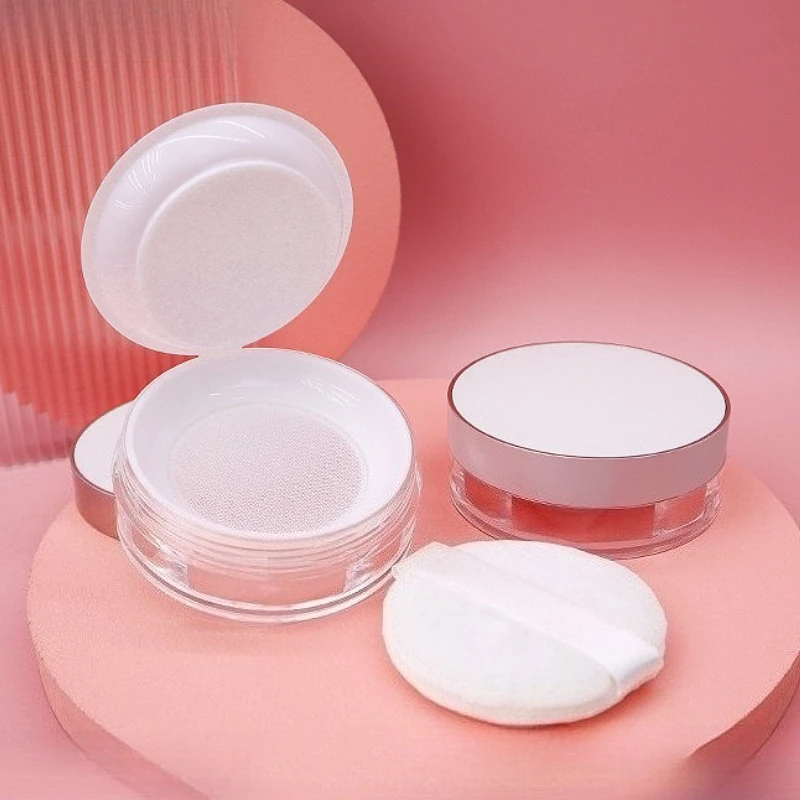 15g Loose Powder Case Portable Design, Refillable Empty Compact with Elastic Mesh for Pressed & Setting Powder
15g Loose Powder Case Portable Design, Refillable Empty Compact with Elastic Mesh for Pressed & Setting Powder