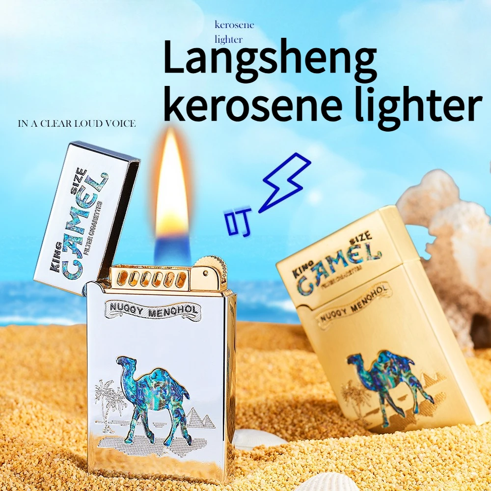 New Langsheng Grinding Wheel Open Flame Lighter Retro Men's High-end Gift Lighter Cigarette Accessories
New Langsheng Grinding Wheel Open Flame Lighter Retro Men's High-end Gift Lighter Cigarette Accessories