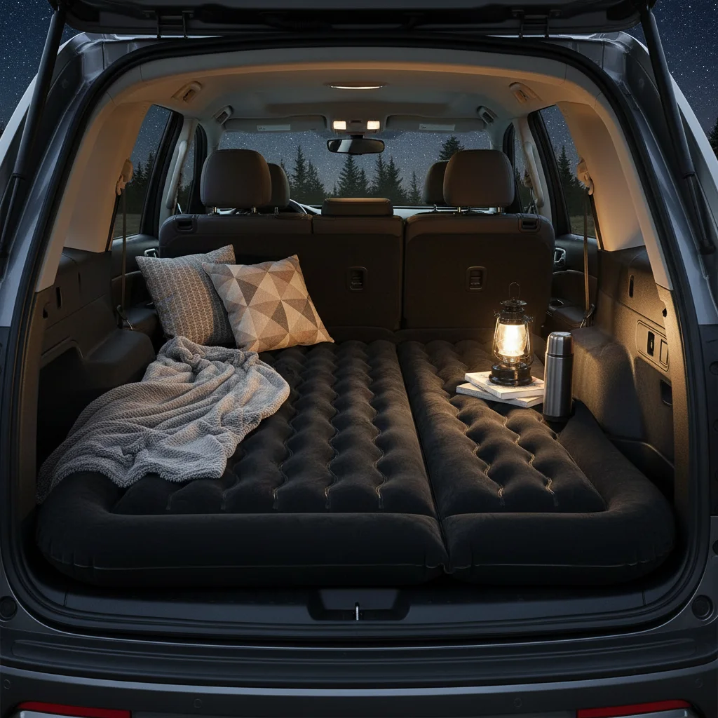 Heavy Duty SUV Air Mattress with Electric Pump & Carry Bag for Camping Road Trips
Heavy Duty SUV Air Mattress with Electric Pump & Carry Bag for Camping Road Trips