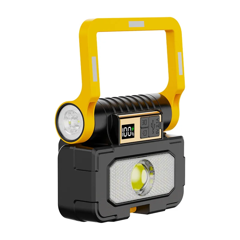 D2 Portable COB LED Solar Work Light Rechargeable LED Flashlight Inspection Lamp With Magnetic Hook Built-in Hardware Toolbox
D2 Portable COB LED Solar Work Light Rechargeable LED Flashlight Inspection Lamp With Magnetic Hook Built-in Hardware Toolbox