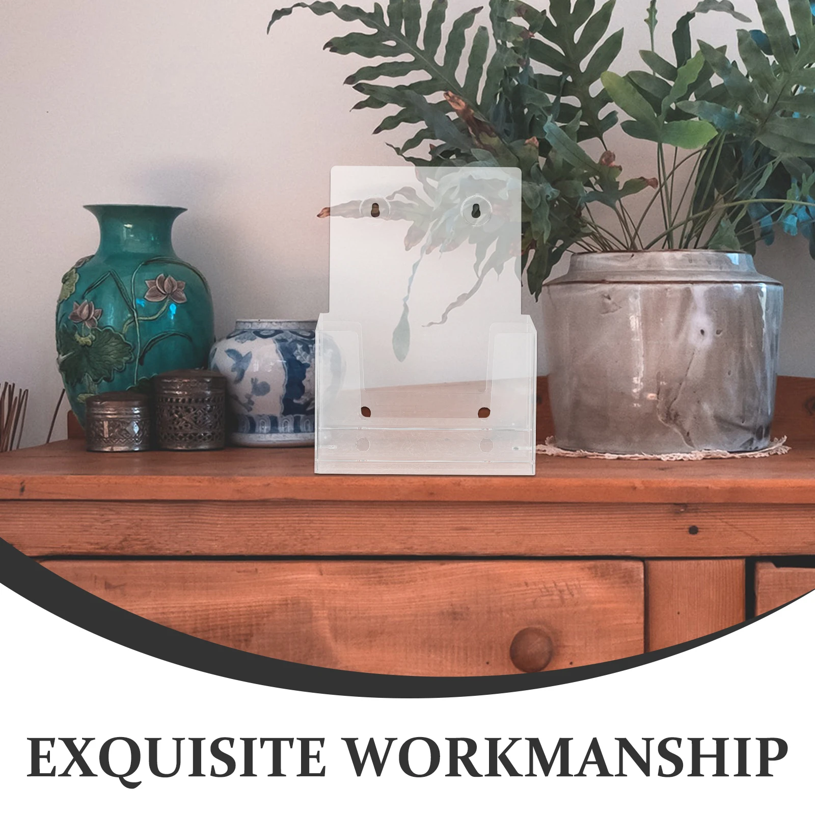 Wall-Mounted Desktop File Rack Dual Layer Clear Acrylic Document Holder Brochures Stand For Office Storage Display Organizer
Wall-Mounted Desktop File Rack Dual Layer Clear Acrylic Document Holder Brochures Stand For Office Storage Display Organizer