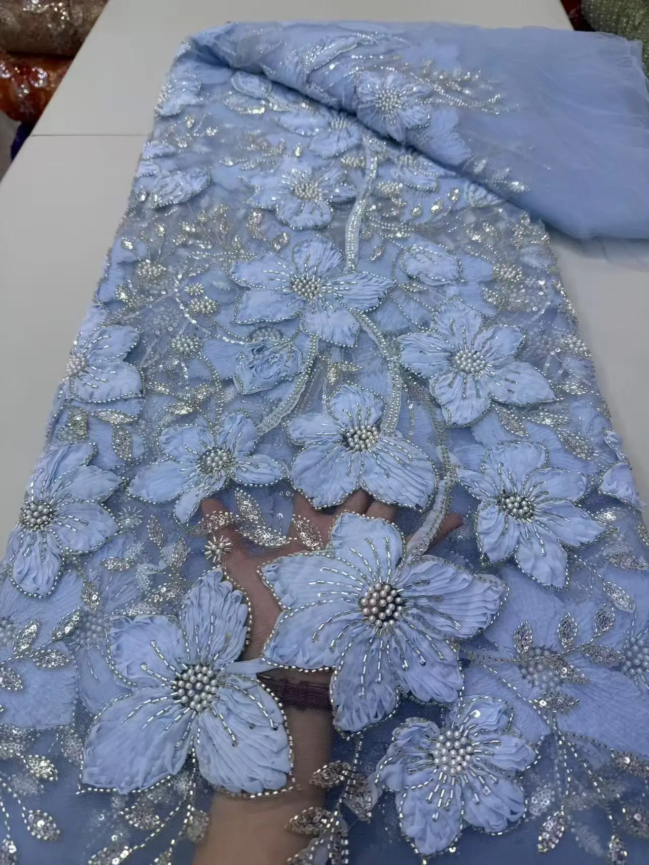 2025 африканская нигерийская вышивка блестками, тюль, кружевная ткань, высокое качество, бисер, камень, платья для выпускного вечера, шитье, гипюр, 5 ярдов, JY471
2025 африканская нигерийская вышивка блестками, тюль, кружевная ткань, высокое качество, бисер, камень, платья для выпускного вечера, шитье, гипюр, 5 ярдов, JY471